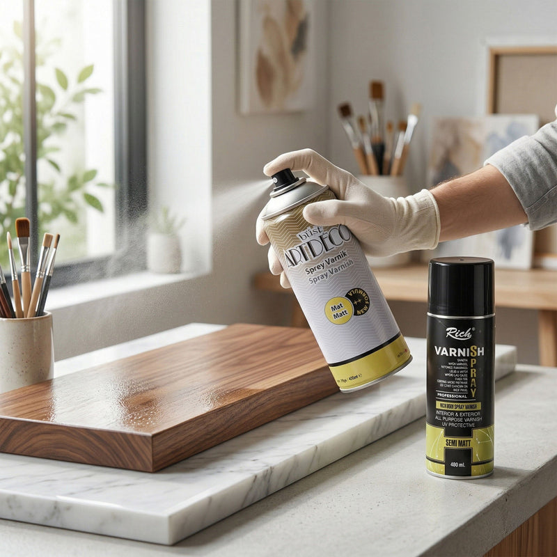 Semi Matt Spray Varnish