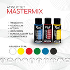 RICH MASTERMIX Acrylfarben-Set 6 Farben - 60 ml
