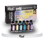 RICH MASTERMIX Pastel Acrylfarben-Set 6 Farben - 60 ml
