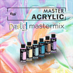 RICH MASTERMIX Pastel Acrylfarben-Set 6 Farben - 60 ml