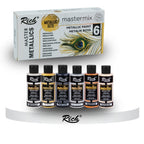 RICH MASTERMIX Metallic Acrylfarben-Set 6 Farben - 60 ml