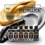 RICH MASTERMIX Metallic Acrylfarben-Set 6 Farben - 60 ml