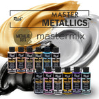 RICH MASTERMIX Metallic Acrylfarben-Set 12 Farben - 60 ml