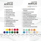 RICH MASTERMIX Acrylfarben 24 Farben Set - 60 ml