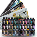 RICH MASTERMIX Acrylfarben 36 Farben Set - 60 ml (Standard, Pastell, Metallic)