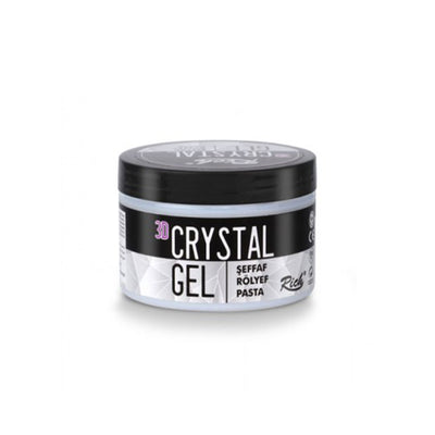 Rich 3D Crystal Gel - Transparent Paste 150ml - Water-Based | Gloss Finish