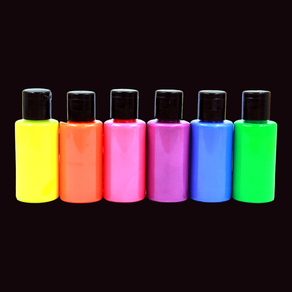 Südor Mona Lisa Fluoreszierende Stoffmalfarbe Set 6x40 ml