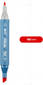ART-X Doppelspitzen Marker Set - 80 Farben, Alkoholbasis, Sketch Marker