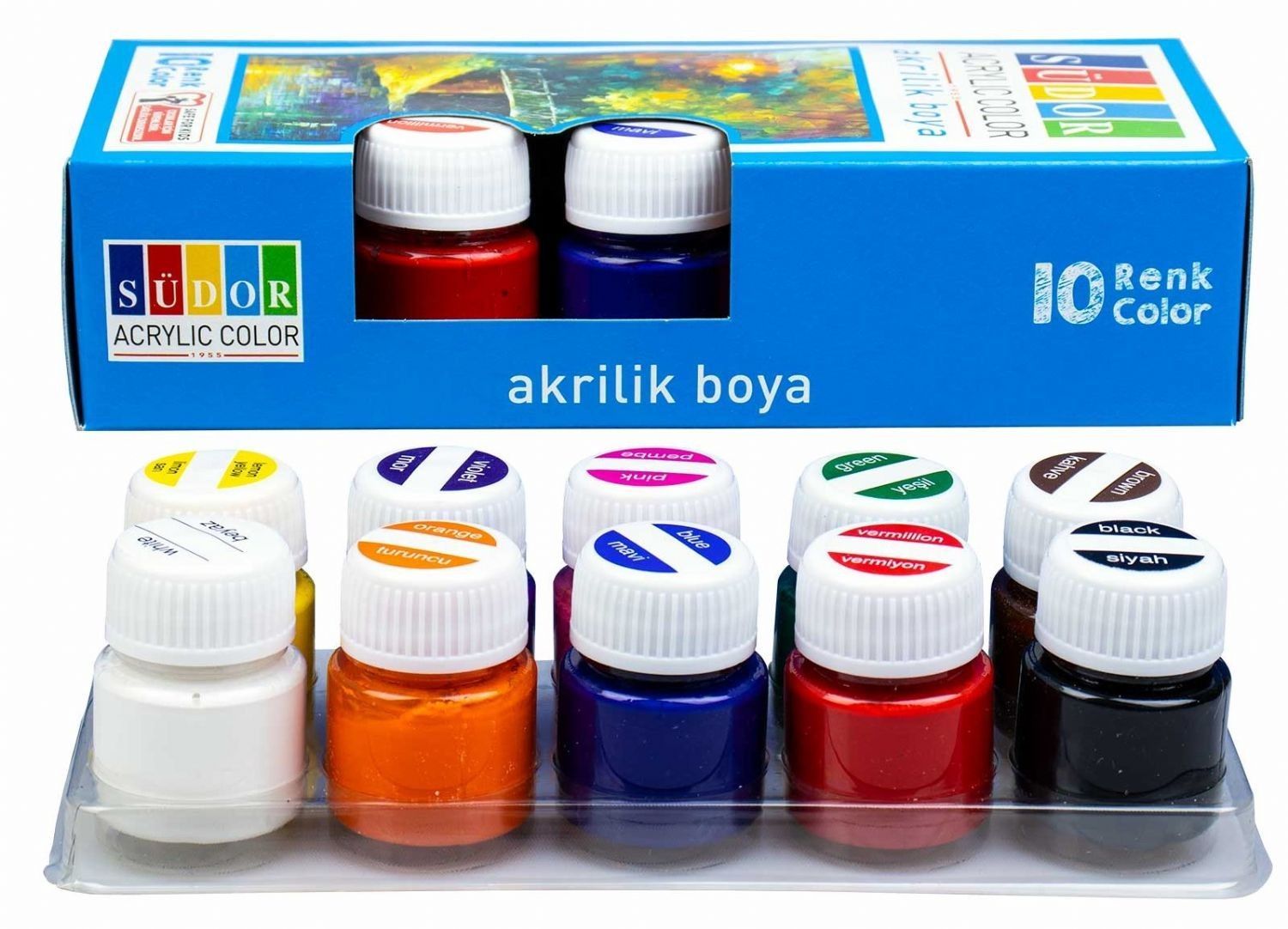 Südor Acrylfarben Set 10x20 Ml