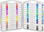 ART-X Acryl Marker Set - 24 Farben, Doppelspitzen, Für Künstler & Hobby