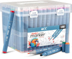 ART-X Doppelspitzen Marker Set - 108 Farben, Profi Sketch Marker