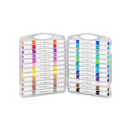 ART-X Acryl Marker Set - 24 Farben, Doppelspitzen, Für Künstler & Hobby