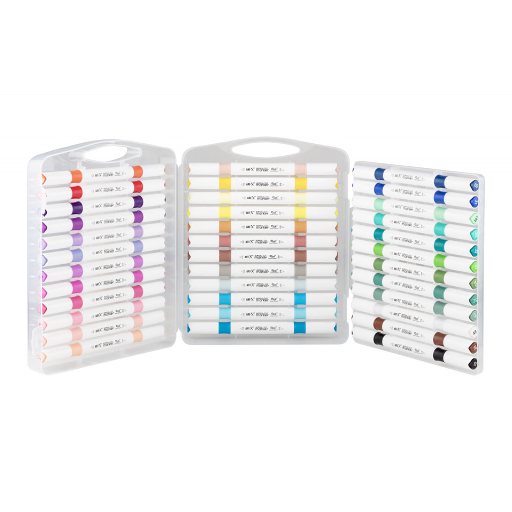 ART-X Acryl Marker Set - 36 Farben, Doppelspitzen, Für Profis & Künstler