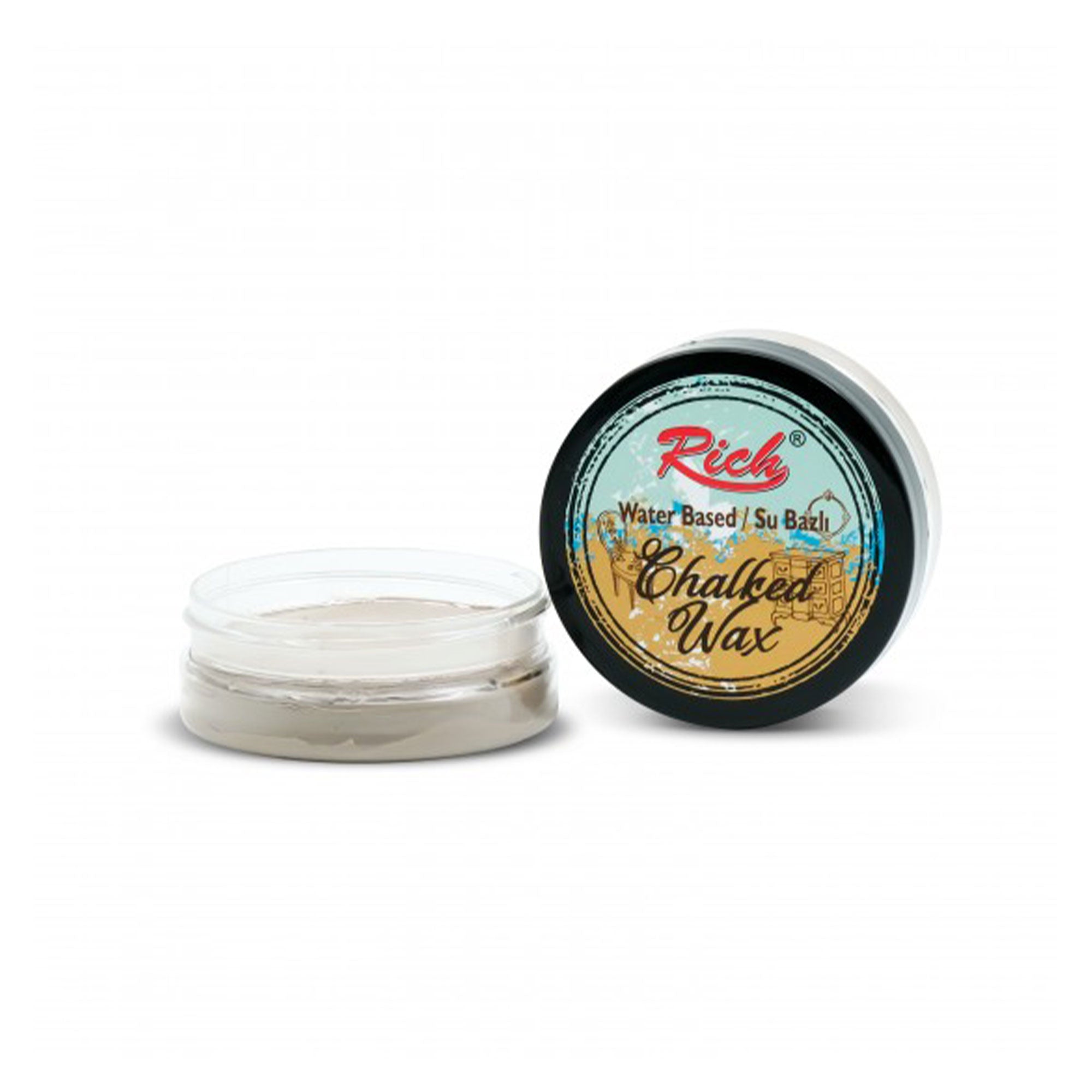 Rich Chalked Wax - Kreidewachs Möbelwachs Transparent 50ml