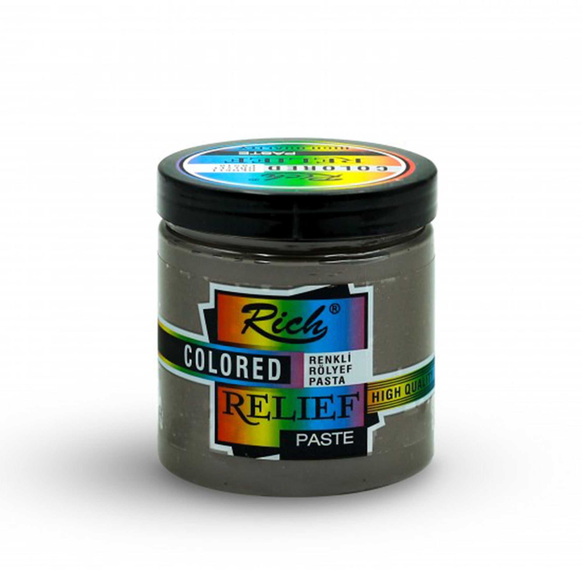 Rich Colored Relief Paste - Ready-to-Use Water-Based Decor Paste 250 cc - 10 Colors