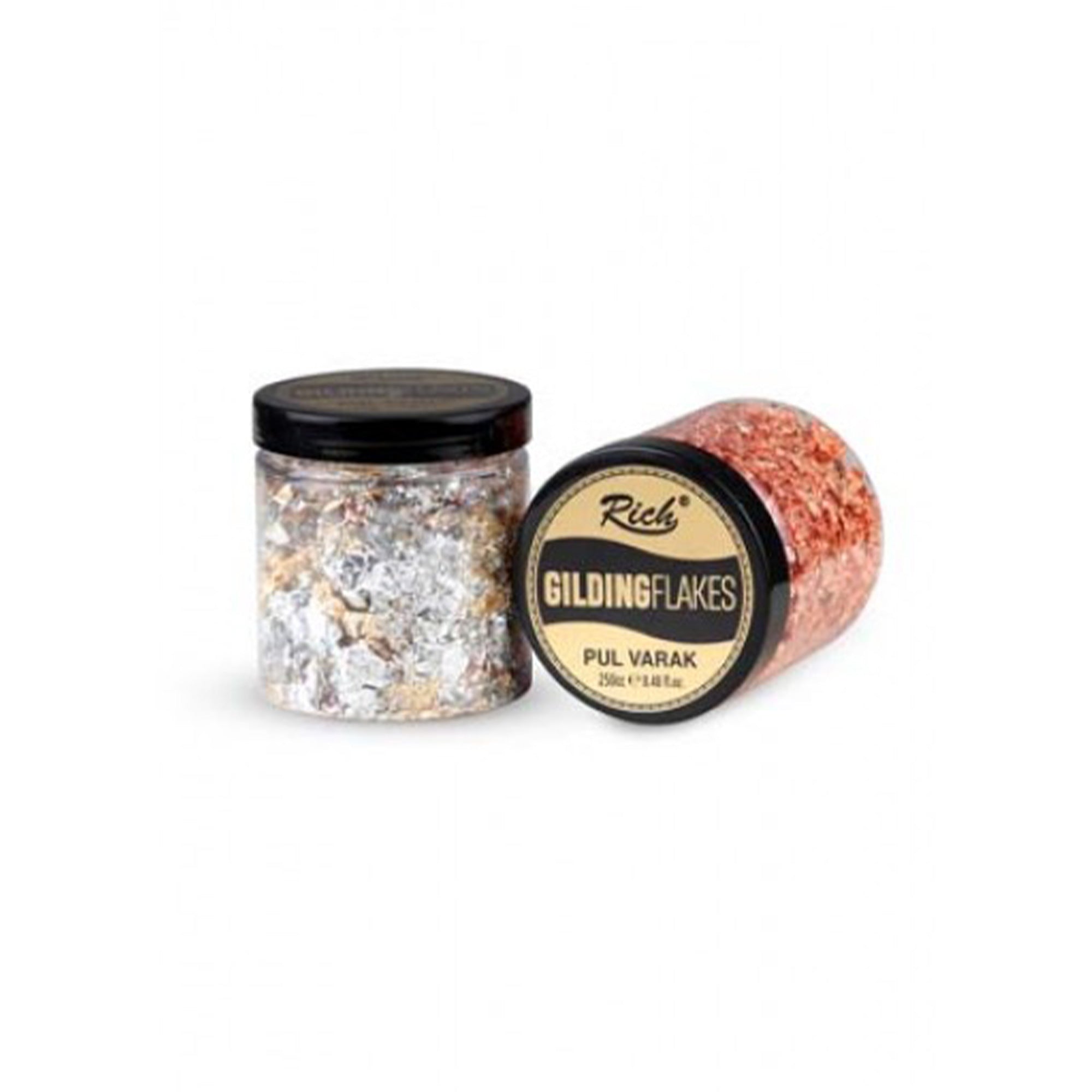 Rich Gilding Flakes Metallic Deko-Flocken - 250 ml