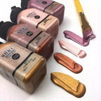 büst Artdeco Acrylfarben-Set 6x75 ml - Metallic Farben