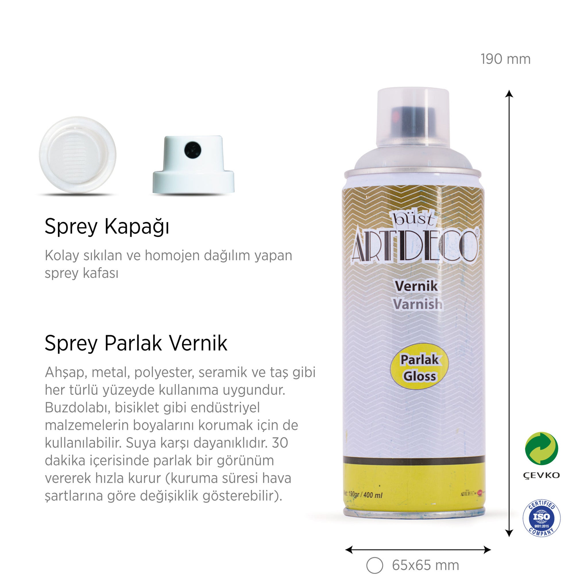 büst Artdeco SMF-Y-470-01 Premium Allzweck-Sprühlack 400ml