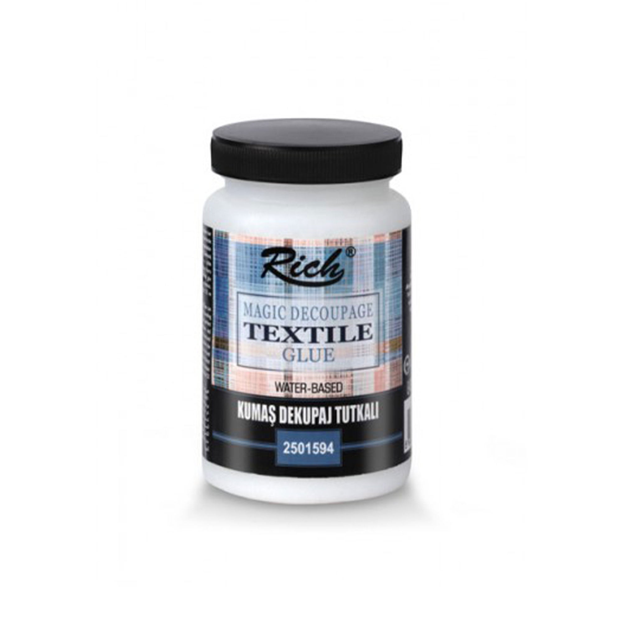 Rich Magic Decoupage Textile Glue - 120ml/250ml Transparenter