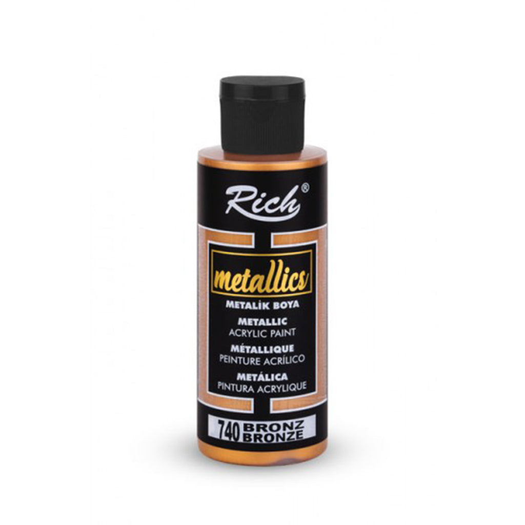 Rich Metallics Effektfarbe Paint - 25 / 60 / 120 / 500 ml - Uber 10 Farben
