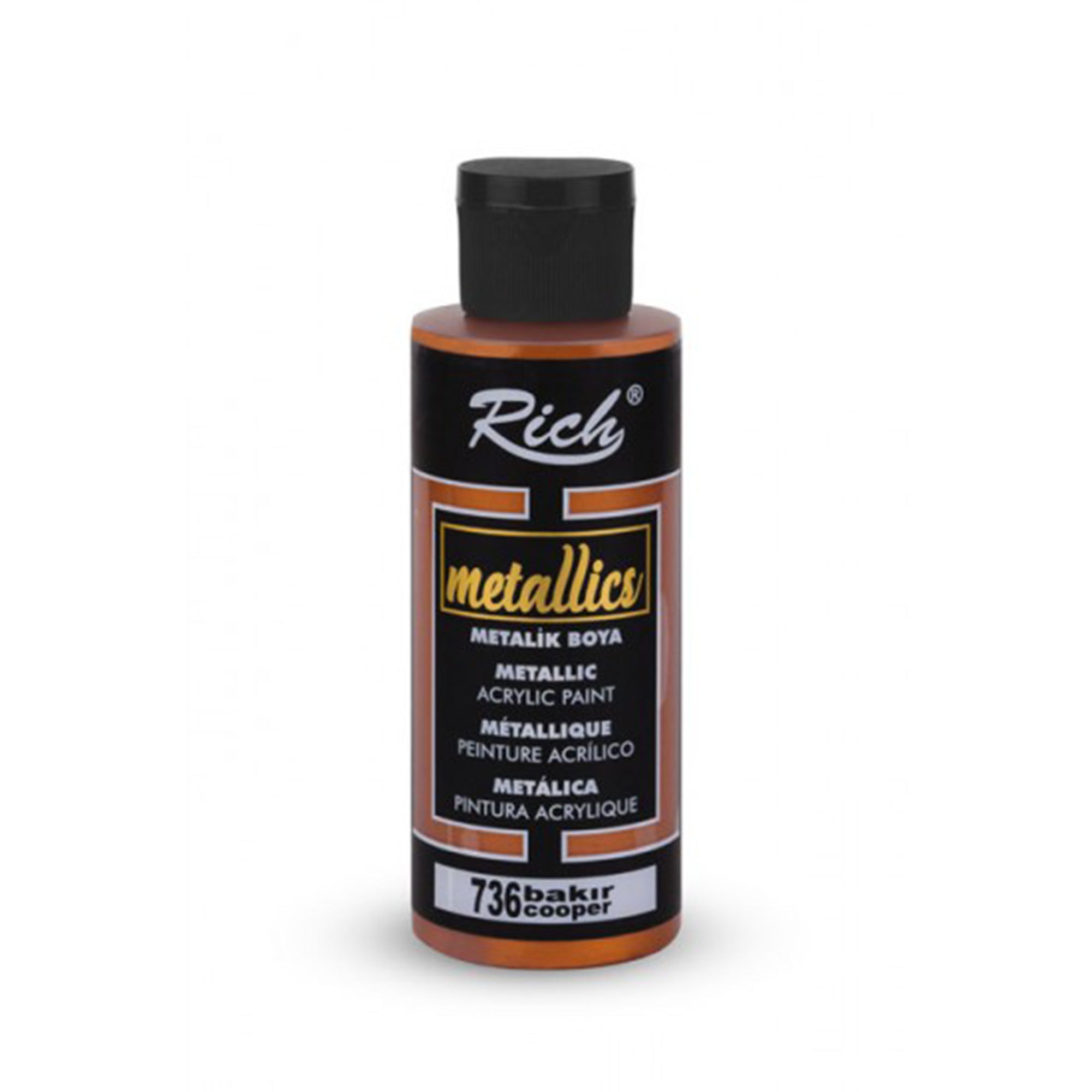 Rich Metallics Effektfarbe Paint - 25 / 60 / 120 / 500 ml - Uber 10 Farben
