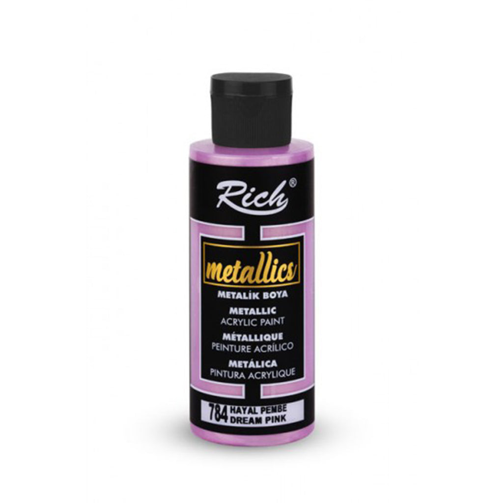 Rich Metallics Effektfarbe Paint - 25 / 60 / 120 / 500 ml - Uber 10 Farben