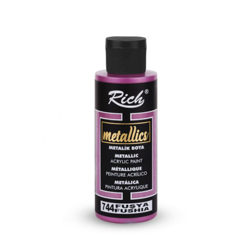 Rich Metallics Effektfarbe Paint - 25 / 60 / 120 / 500 ml - Uber 10 Farben