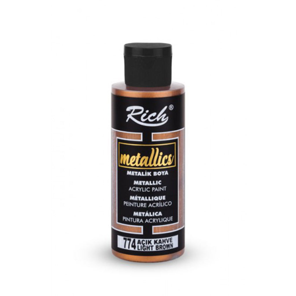 Rich Metallics Effektfarbe Paint - 25 / 60 / 120 / 500 ml - Uber 10 Farben