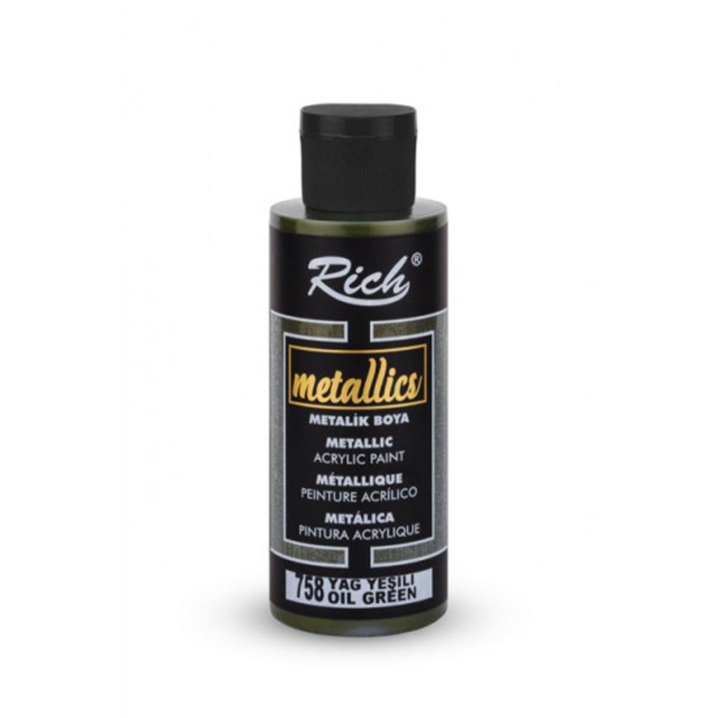 Rich Metallics Effektfarbe Paint - 25 / 60 / 120 / 500 ml - Uber 10 Farben