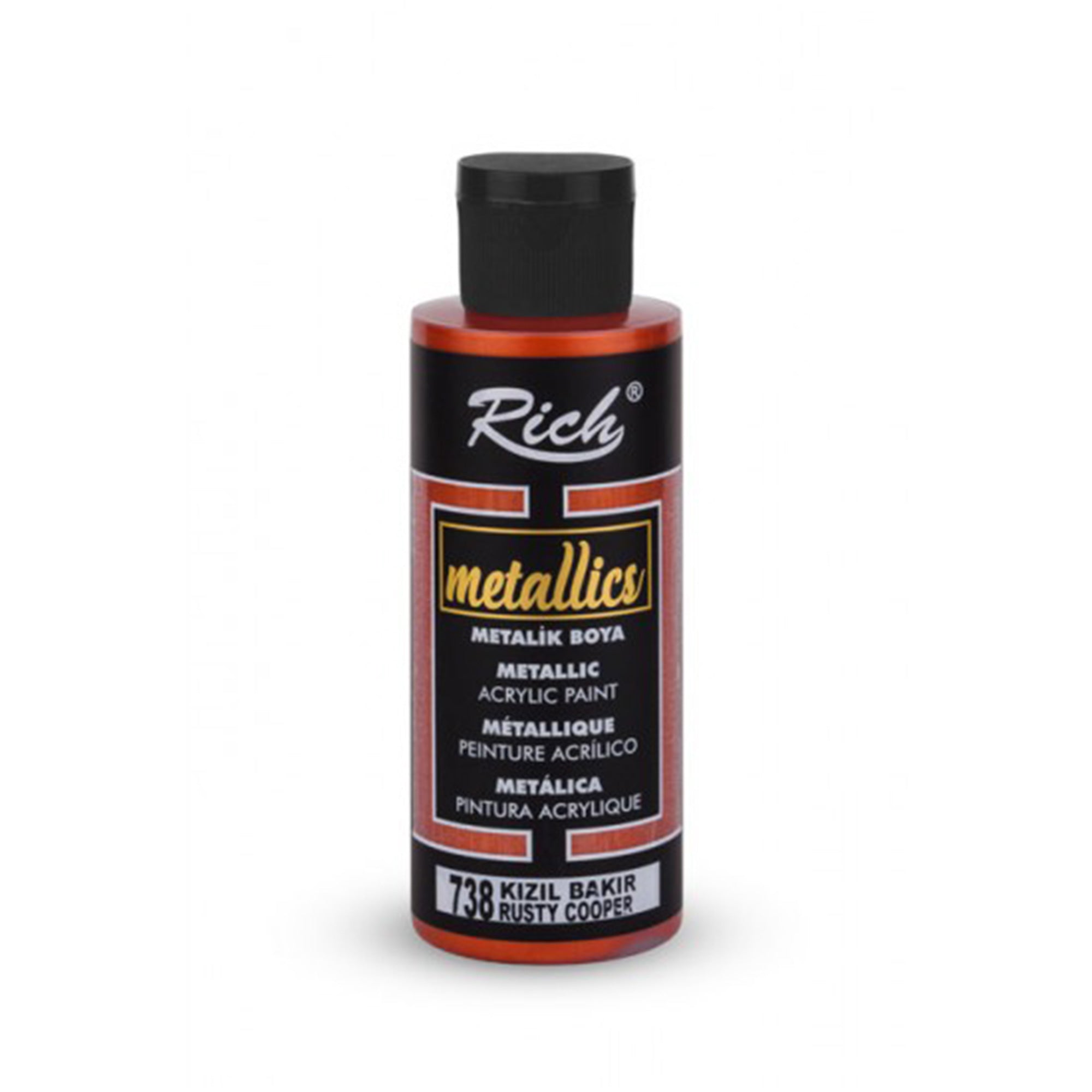 Rich Metallics Effektfarbe Paint - 25 / 60 / 120 / 500 ml - Uber 10 Farben