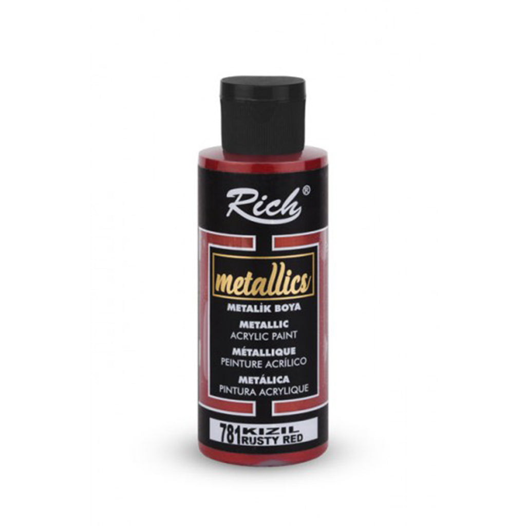 Rich Metallics Effektfarbe Paint - 25 / 60 / 120 / 500 ml - Uber 10 Farben
