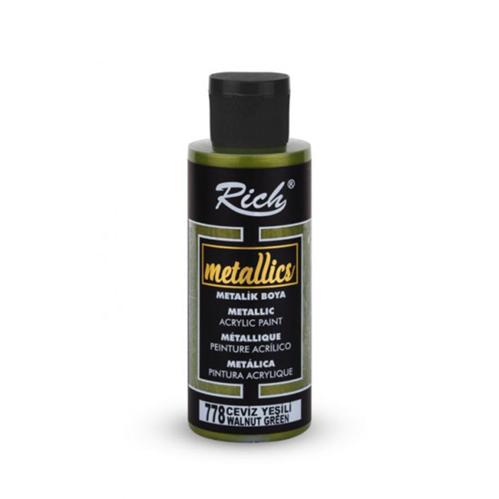 Rich Metallics Effektfarbe Paint - 25 / 60 / 120 / 500 ml - Uber 10 Farben