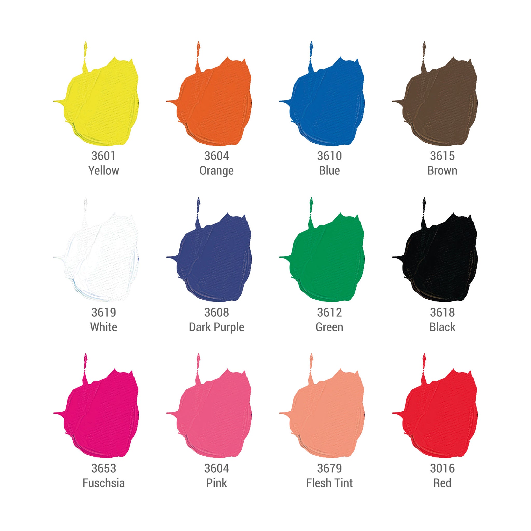 Merkmakle des büst Artdeco-Acrylfarben-Sets 12x25ml Gemischte Farben