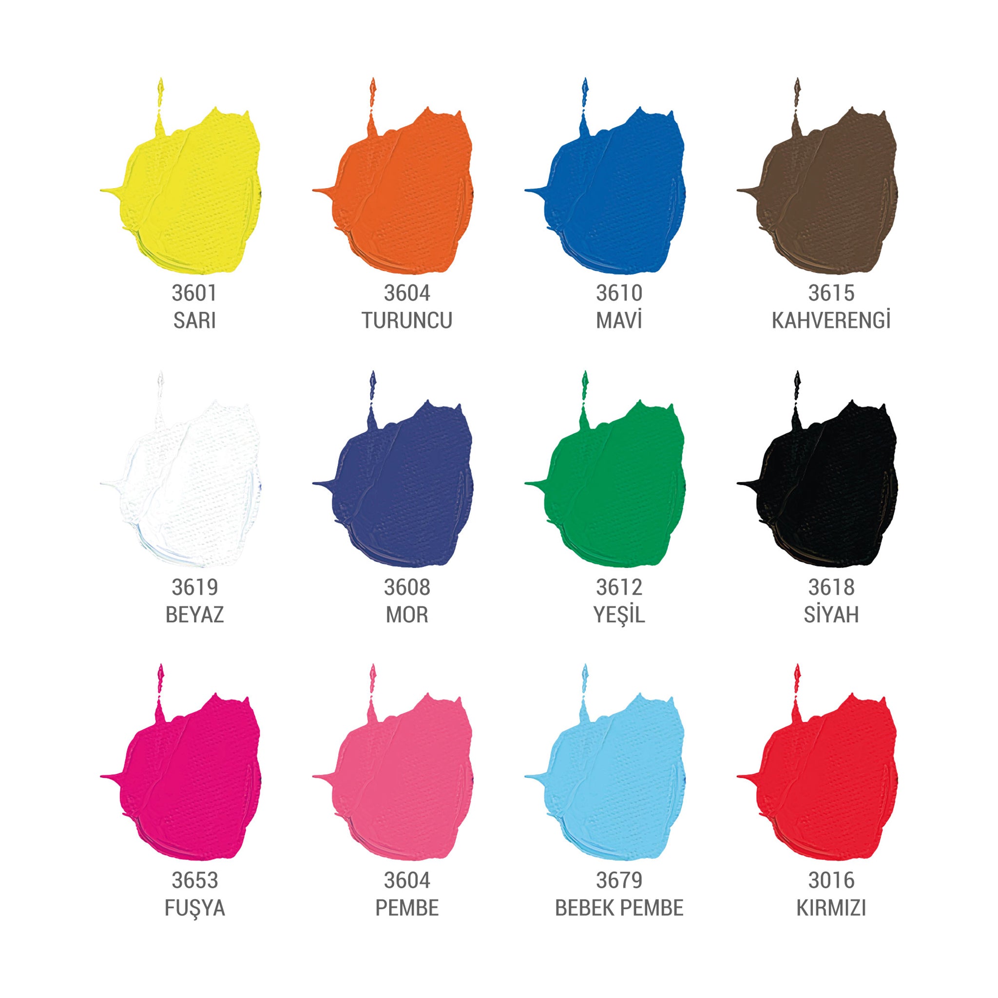 Merkmale des büst Artdeco Acrylfarben-Sets