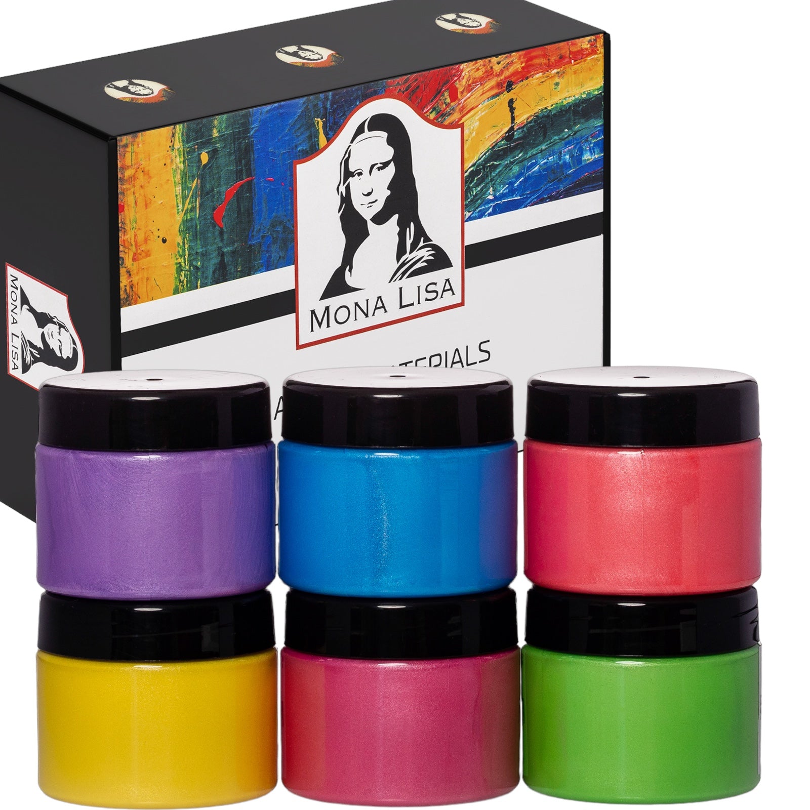 SÜDOR Mona Lisa Acrylfarben Set 6X125ml (Pearl)
