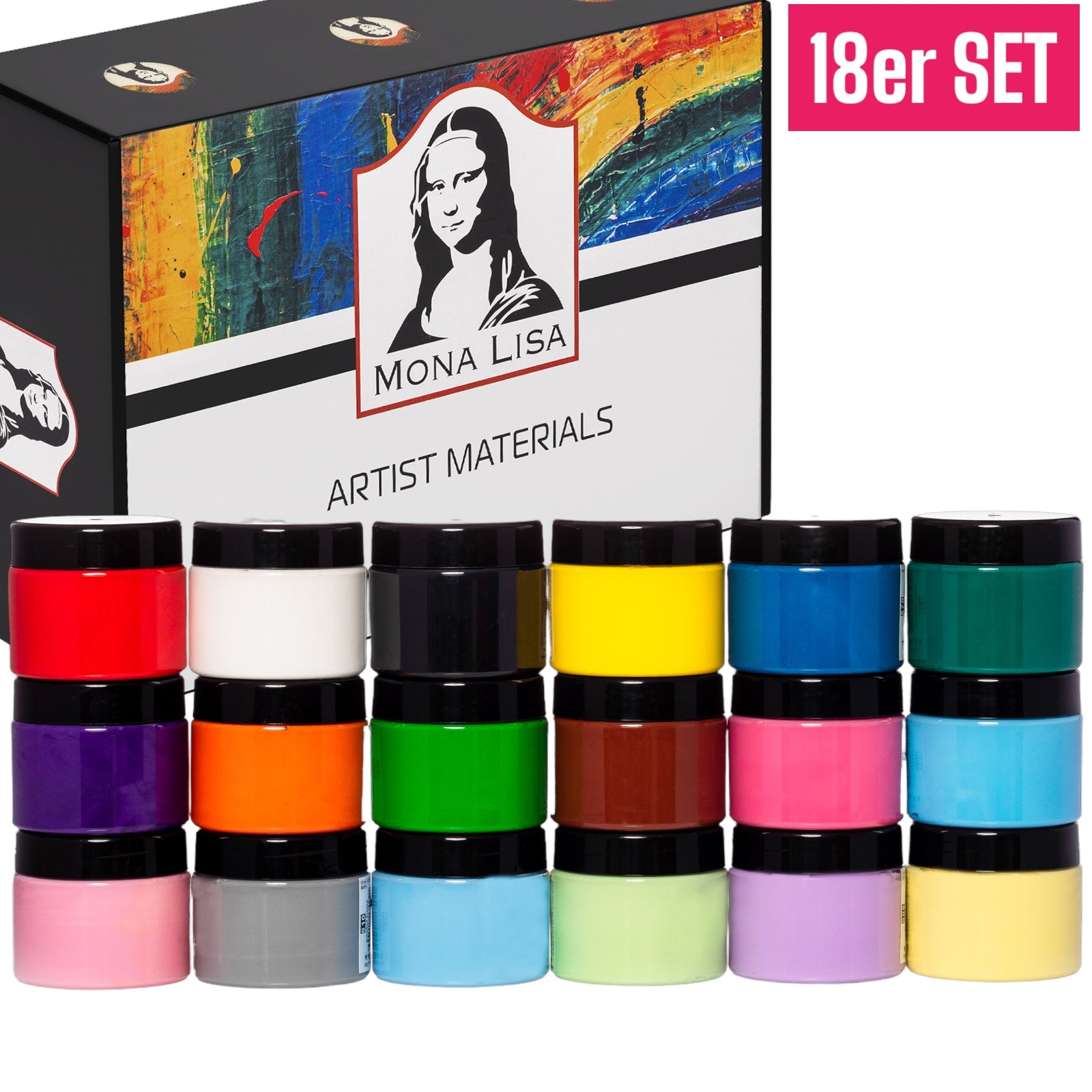 Südor Mona Lisa Acrylfarben Set 18x125ml