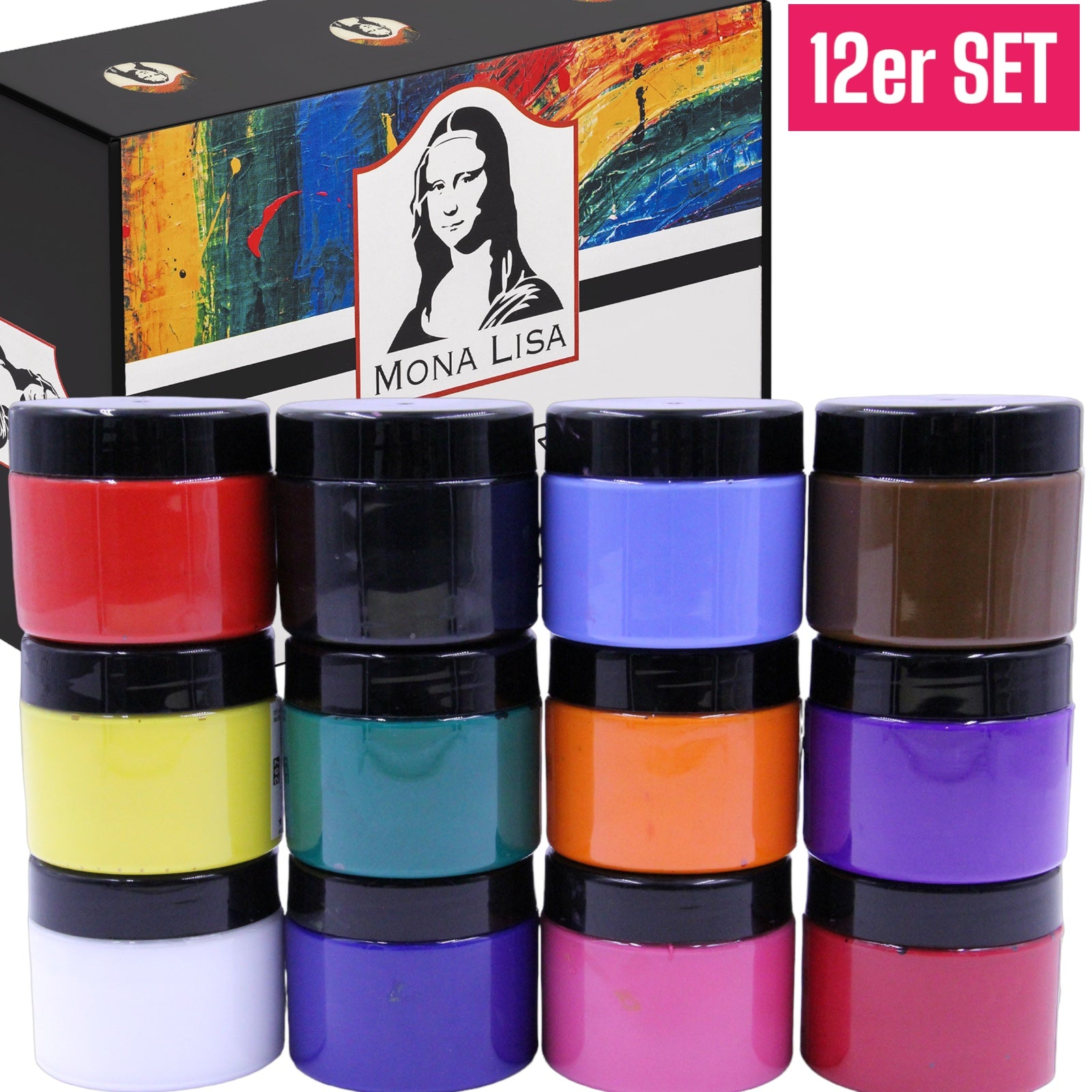 Südor Mona Lisa Acrylfarben Set 12x125ml