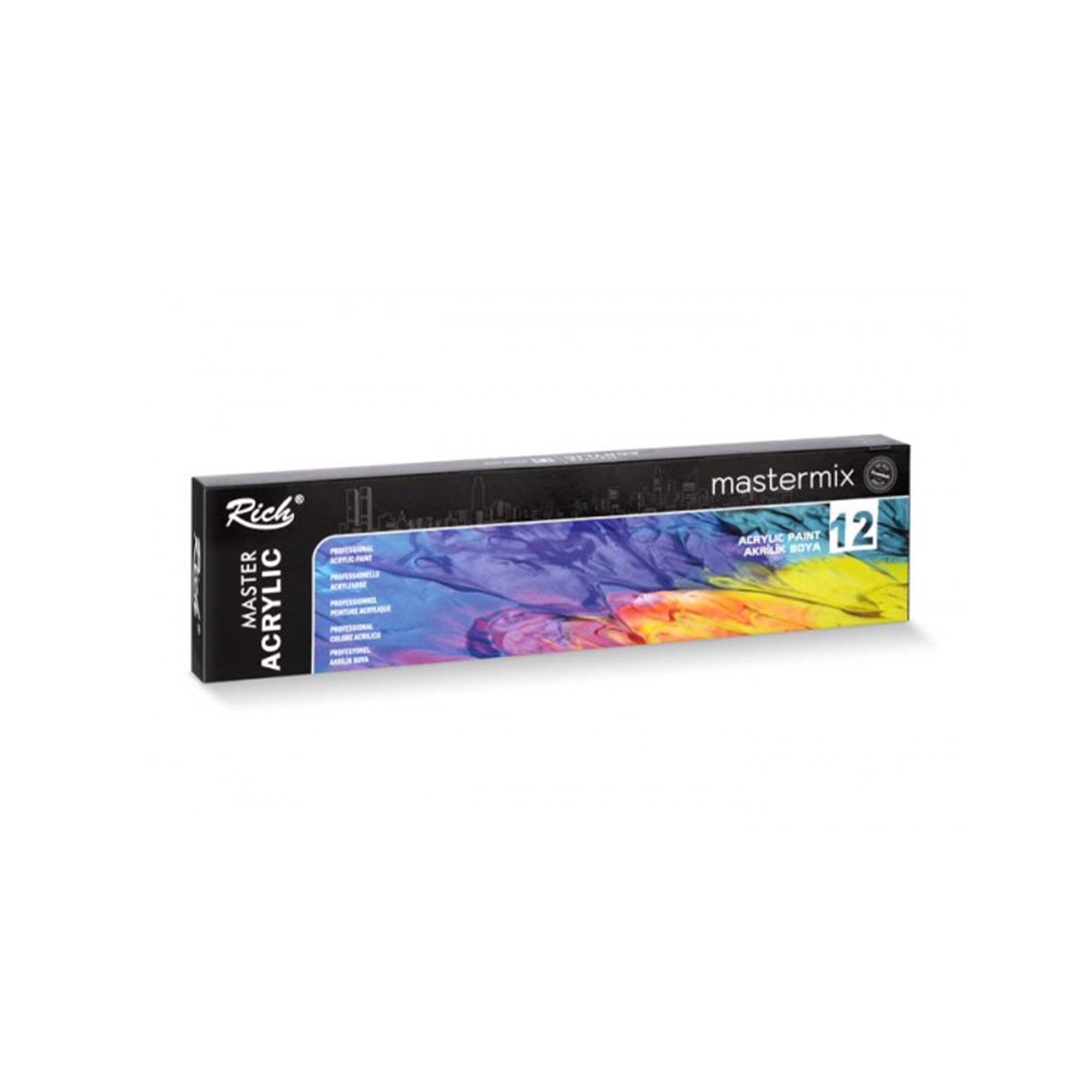 RICH MASTERMIX  Acrylfarben-Set 12 Farben - 60 ml