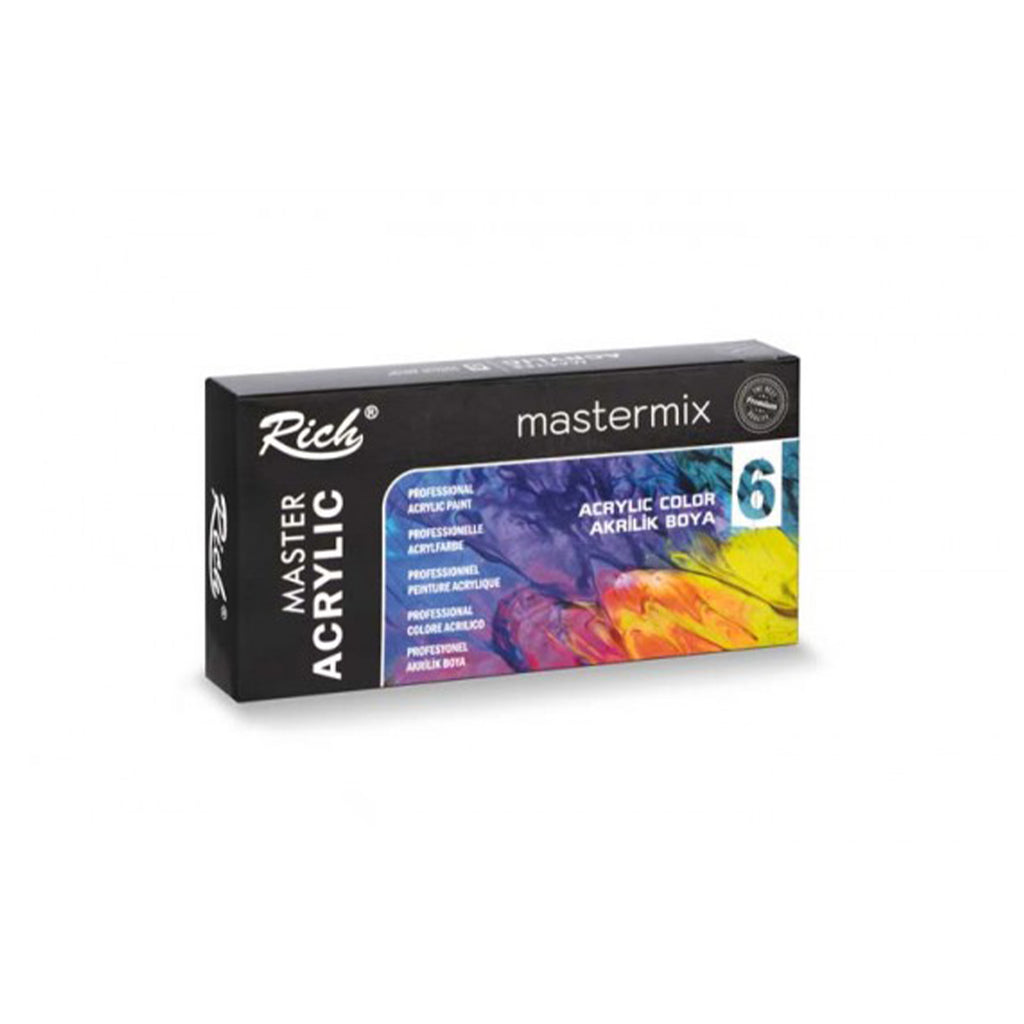 RICH MASTERMIX Acrylfarben-Set 6 Farben - 60 ml