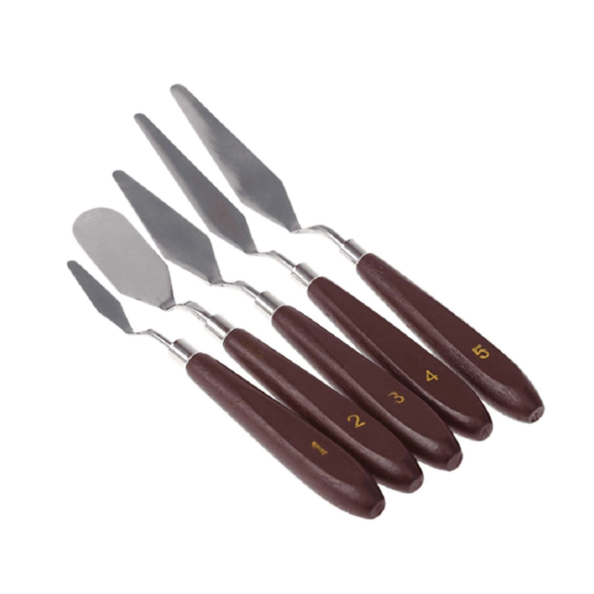 Bergino Metal Painting Knife Set - 5 tlg