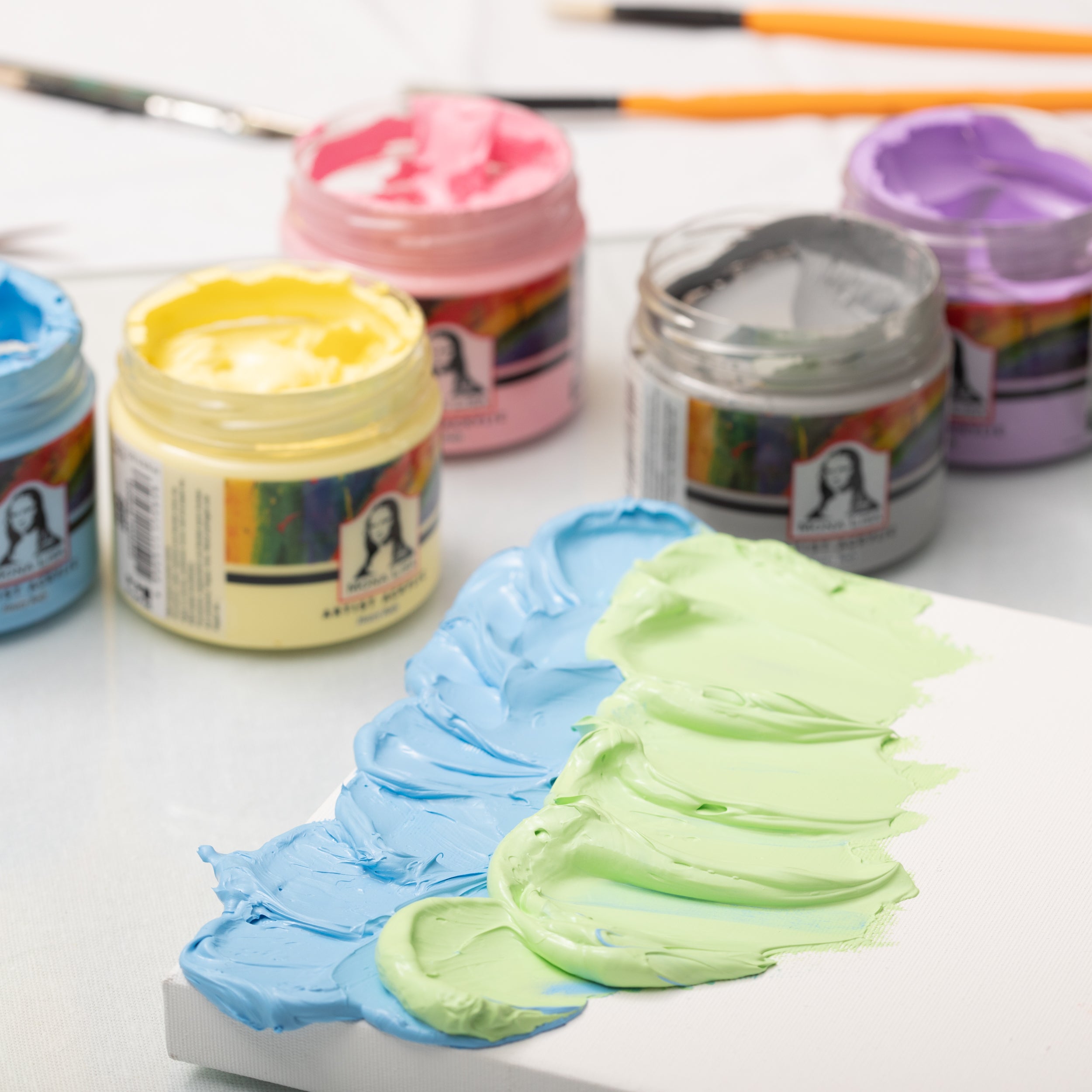 Südor Mona Lisa Pastell (Chalky) Acrylfarben Set 6x125ml
