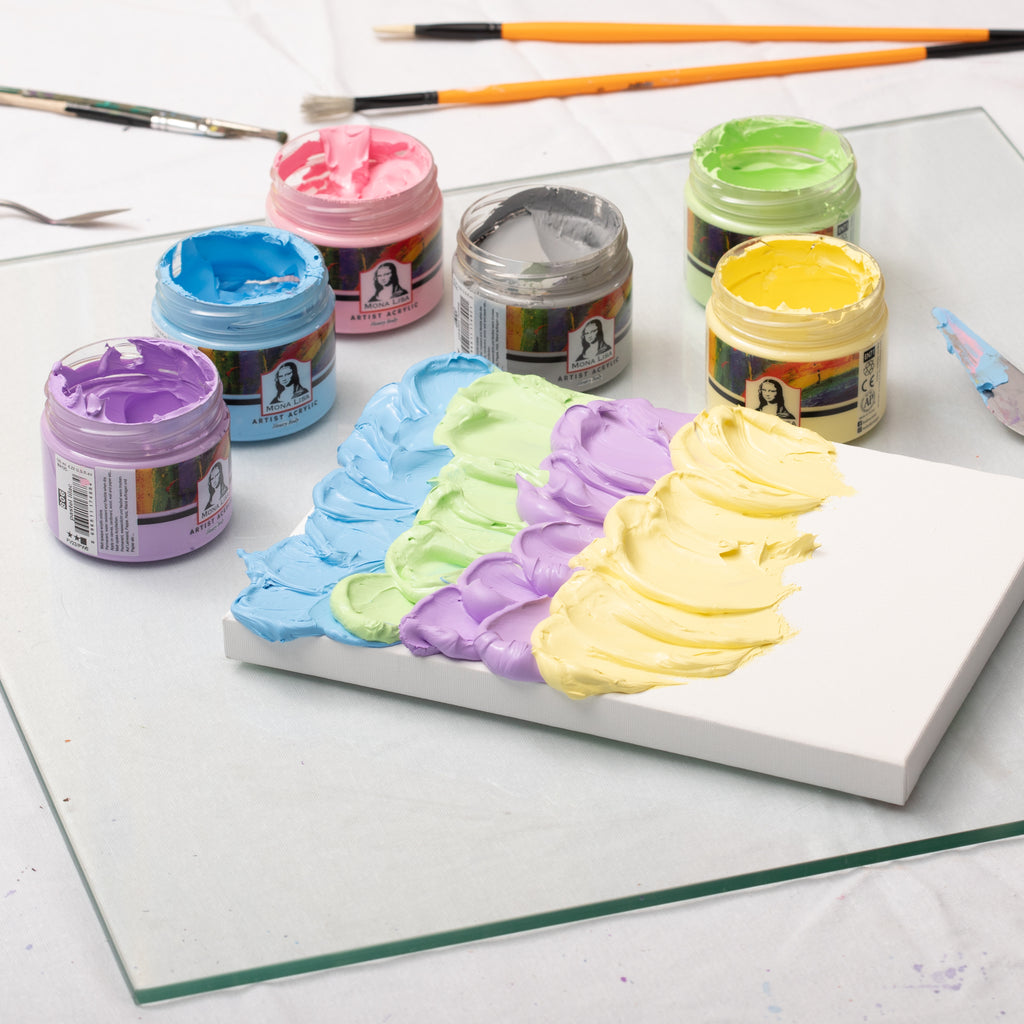 Südor Mona Lisa Pastell (Chalky) Acrylfarben Set 6x125ml