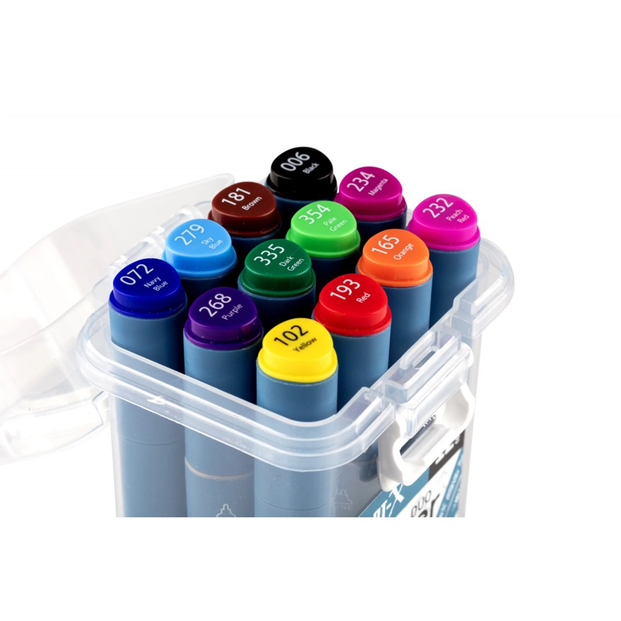 ART-X Doppelspitzen Skizzen Marker Set - 12 Farben, Alkoholbasiert, Sketch Marker