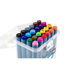 ART-X Doppelspitzen Marker Set - 24 Farben, Alkoholbasiert, Sketch Marker