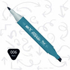 ART-X Doppelspitzen Marker Set - 24 Farben, Alkoholbasiert, Sketch Marker