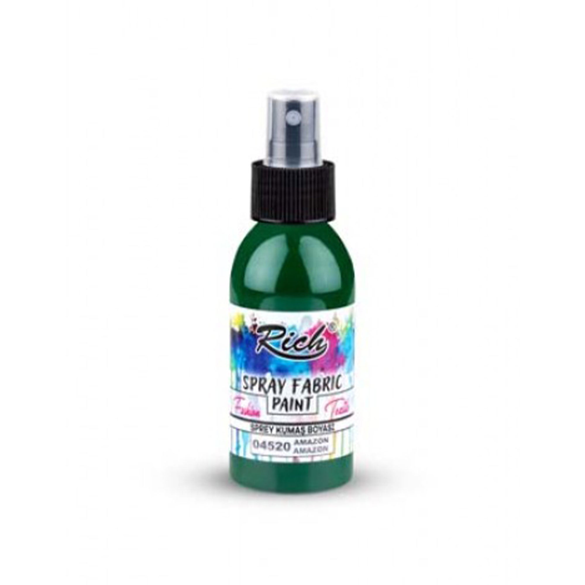Rich Spray Fabric Paint Wasserbasierte Textilfarbe 60ml - 25 Farben