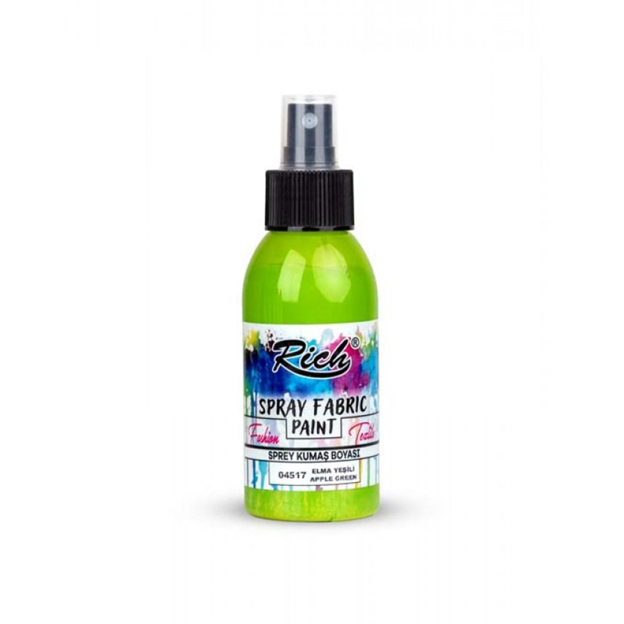 Rich Spray Fabric Paint Wasserbasierte Textilfarbe 60ml - 25 Farben