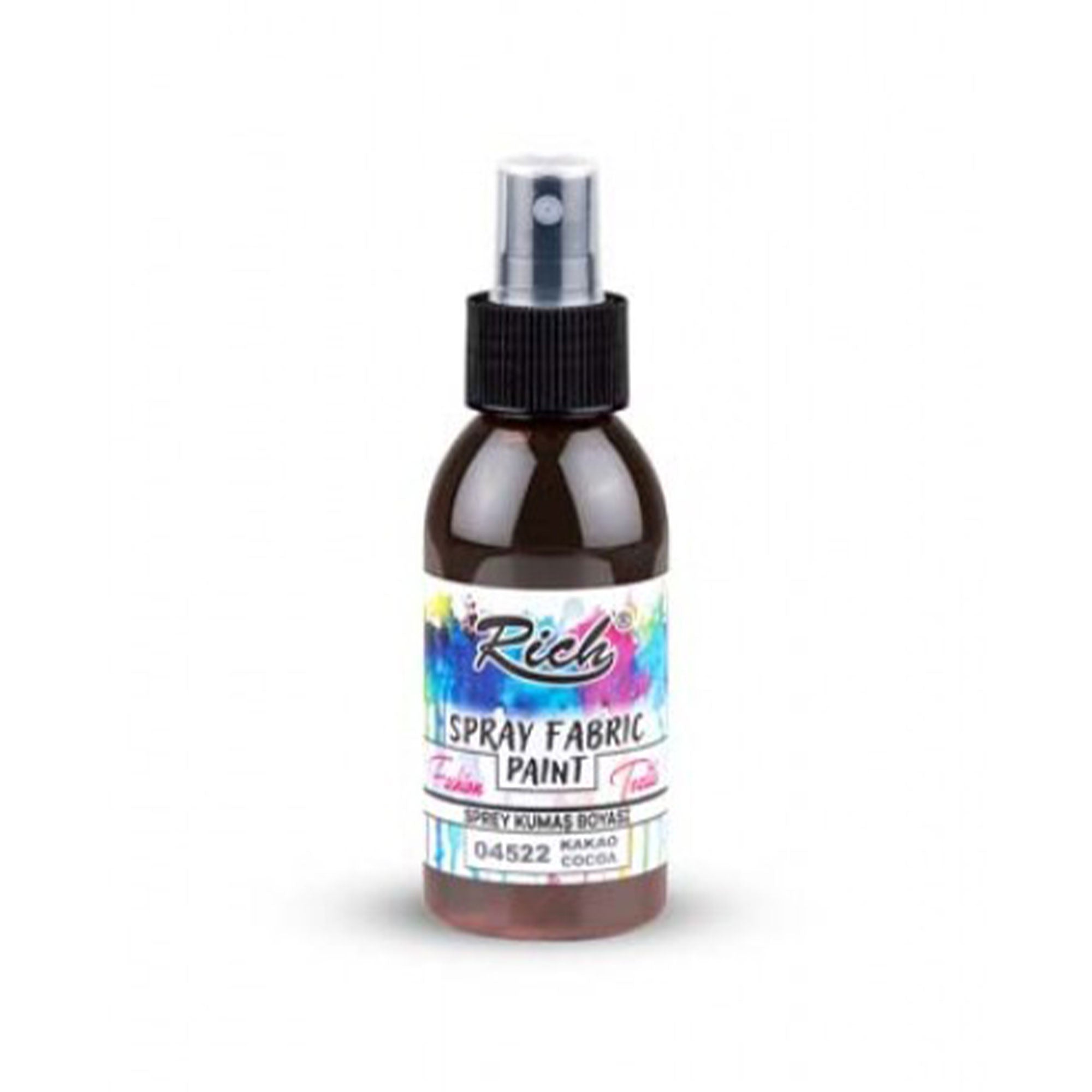 Rich Spray Fabric Paint Wasserbasierte Textilfarbe 60ml - 25 Farben