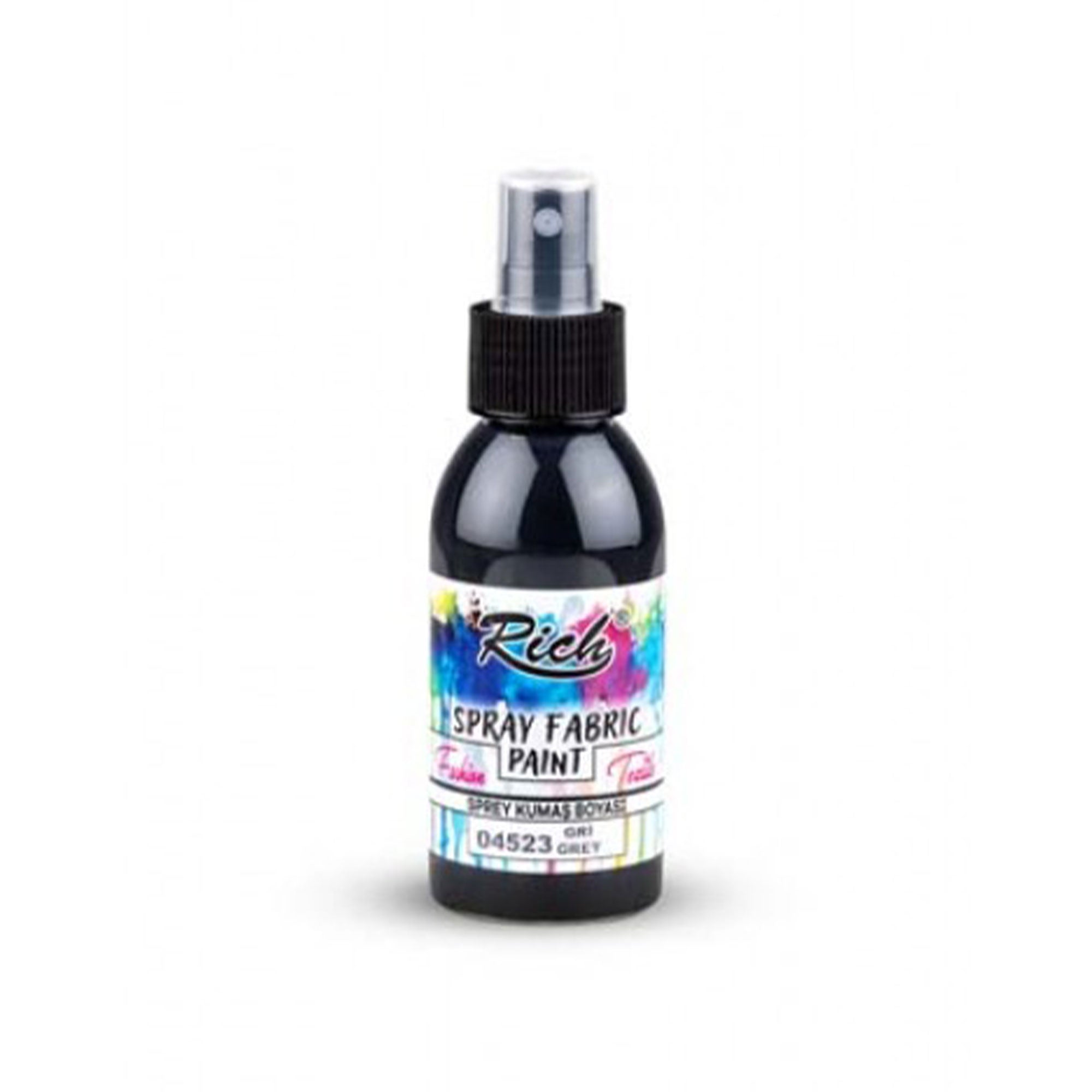 Rich Spray Fabric Paint Wasserbasierte Textilfarbe 60ml - 25 Farben