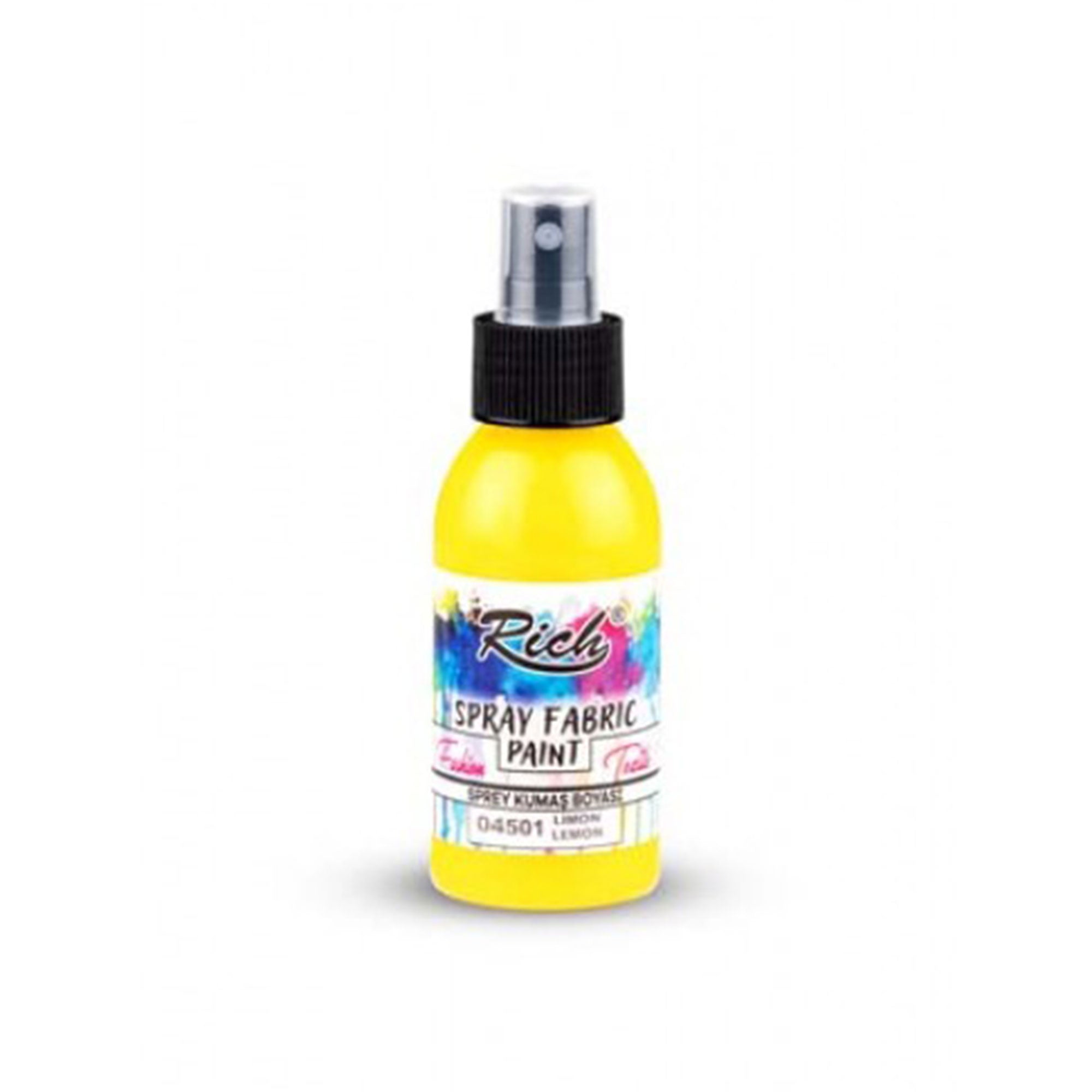 Rich Spray Fabric Paint Wasserbasierte Textilfarbe 60ml - 25 Farben